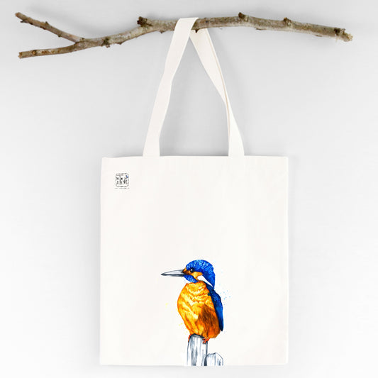 Isfugle net // Kingfisher tote bag