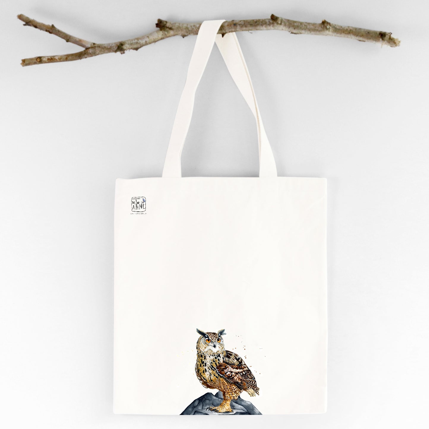 Stor hornugle net // Eurasian eagle-owl tote bag