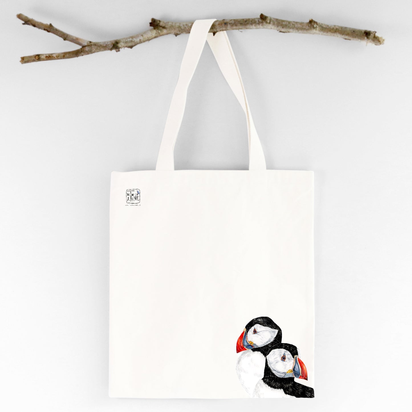 Søpapegøje net // Puffin tote bag