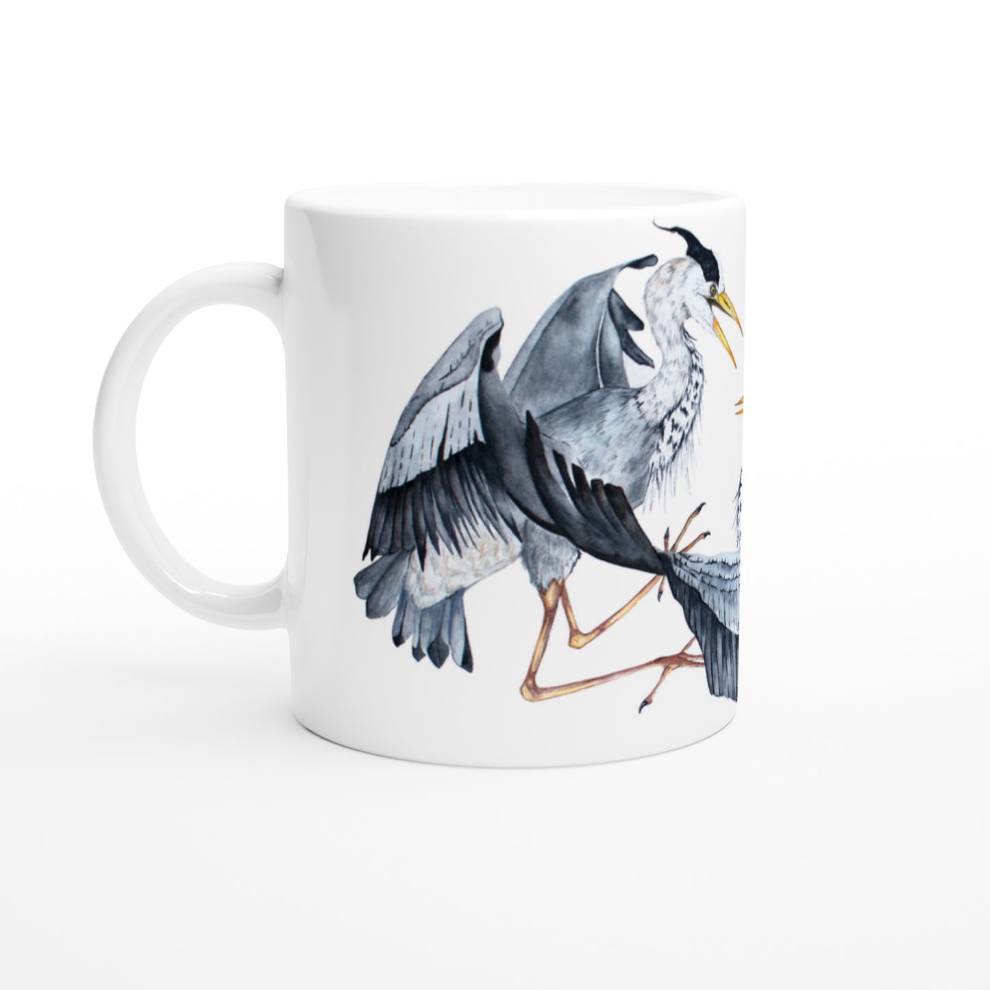Fiskehejre // Grey herons