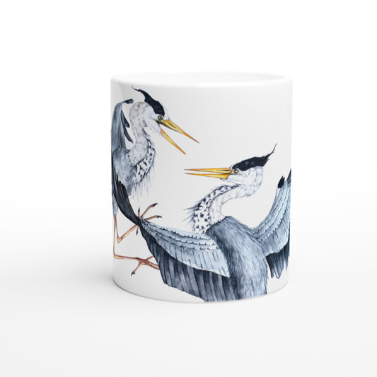 Fiskehejre // Grey herons